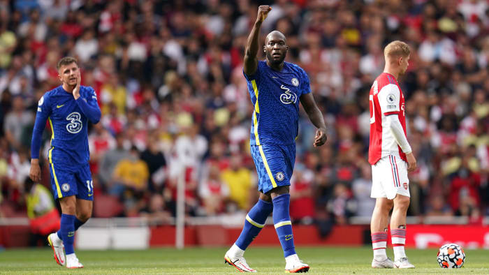 Chelsea striker Romelu Lukaku